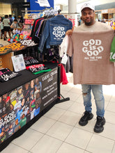 Load image into Gallery viewer, God is Good All The Time Acid Washed Tee - Brown (FREE SHIPPING)
